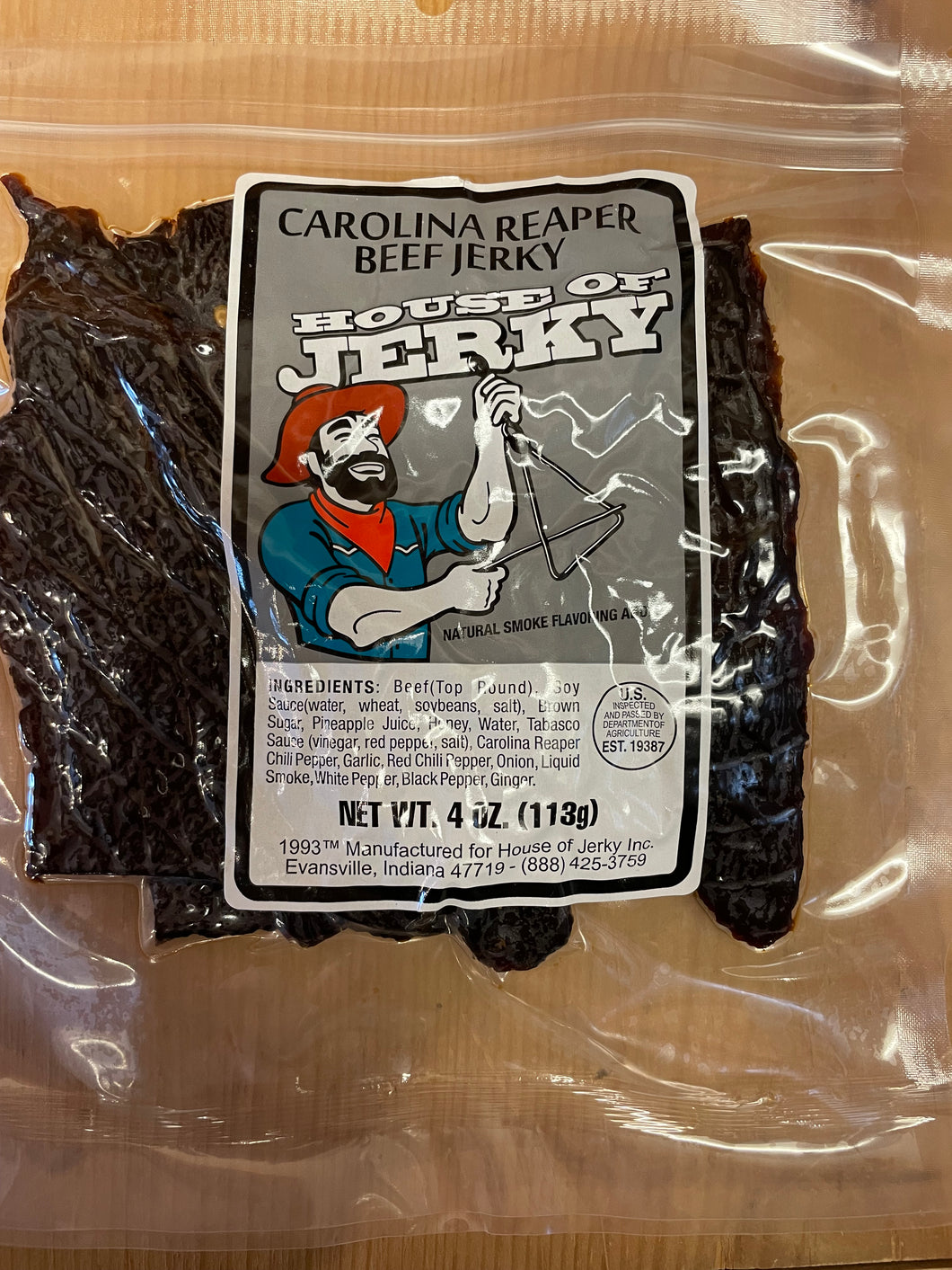 Beef Jerky - Carolina Reaper