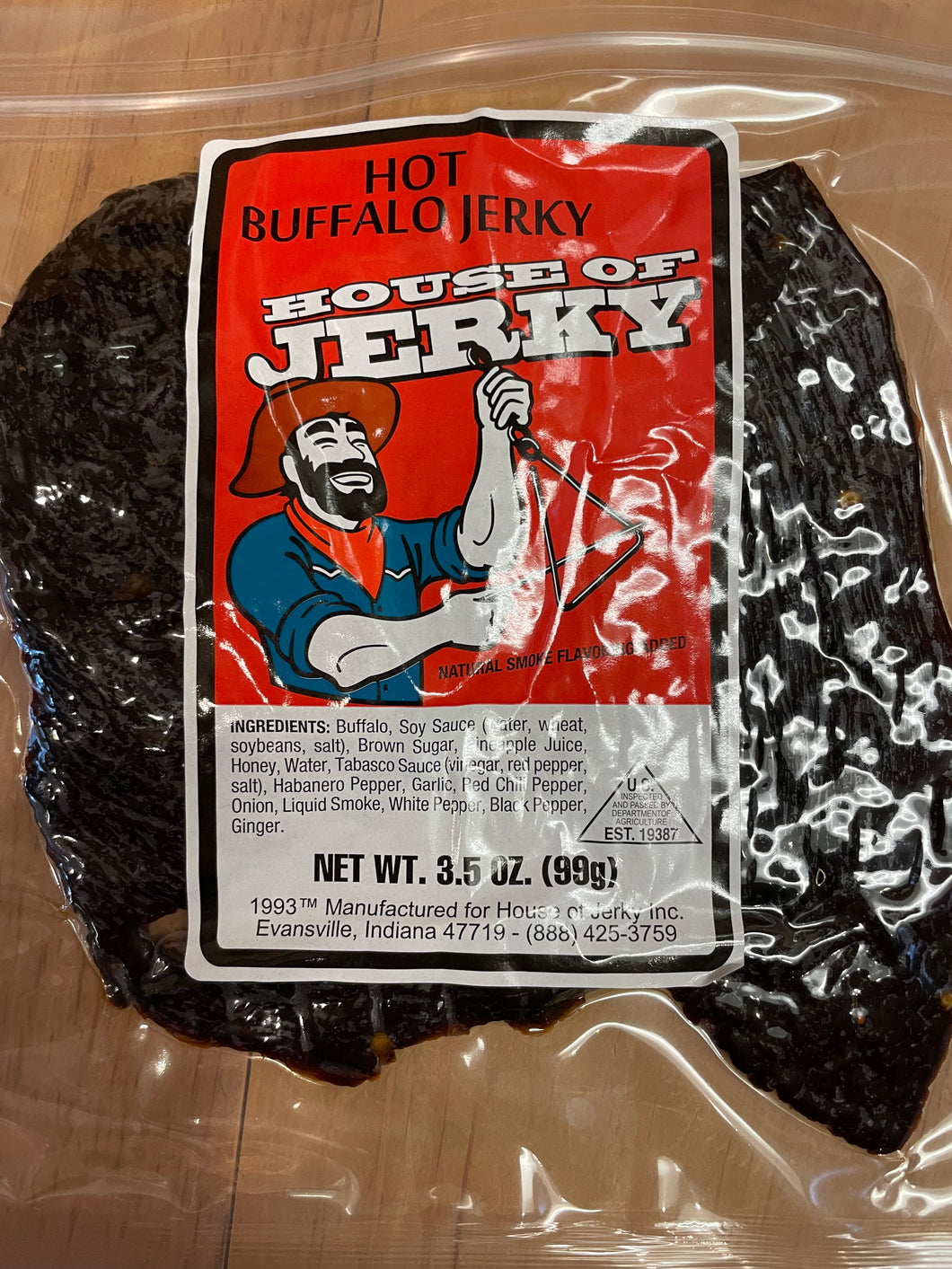 Buffalo Jerky -Hot