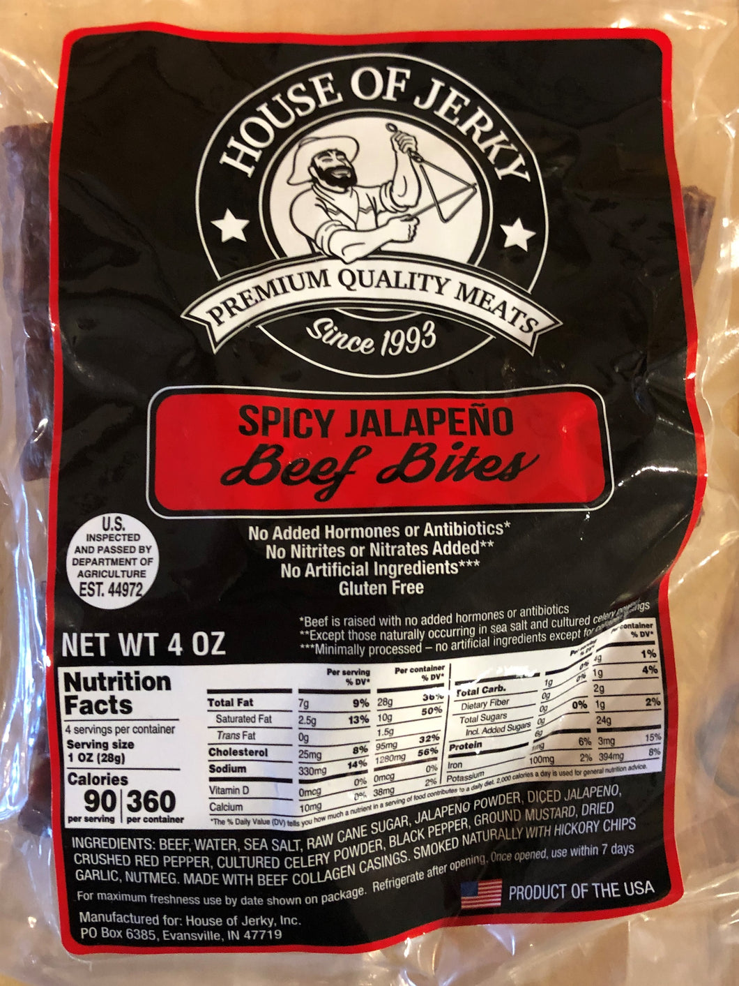 Beef Bites Spicy Jalapeno
