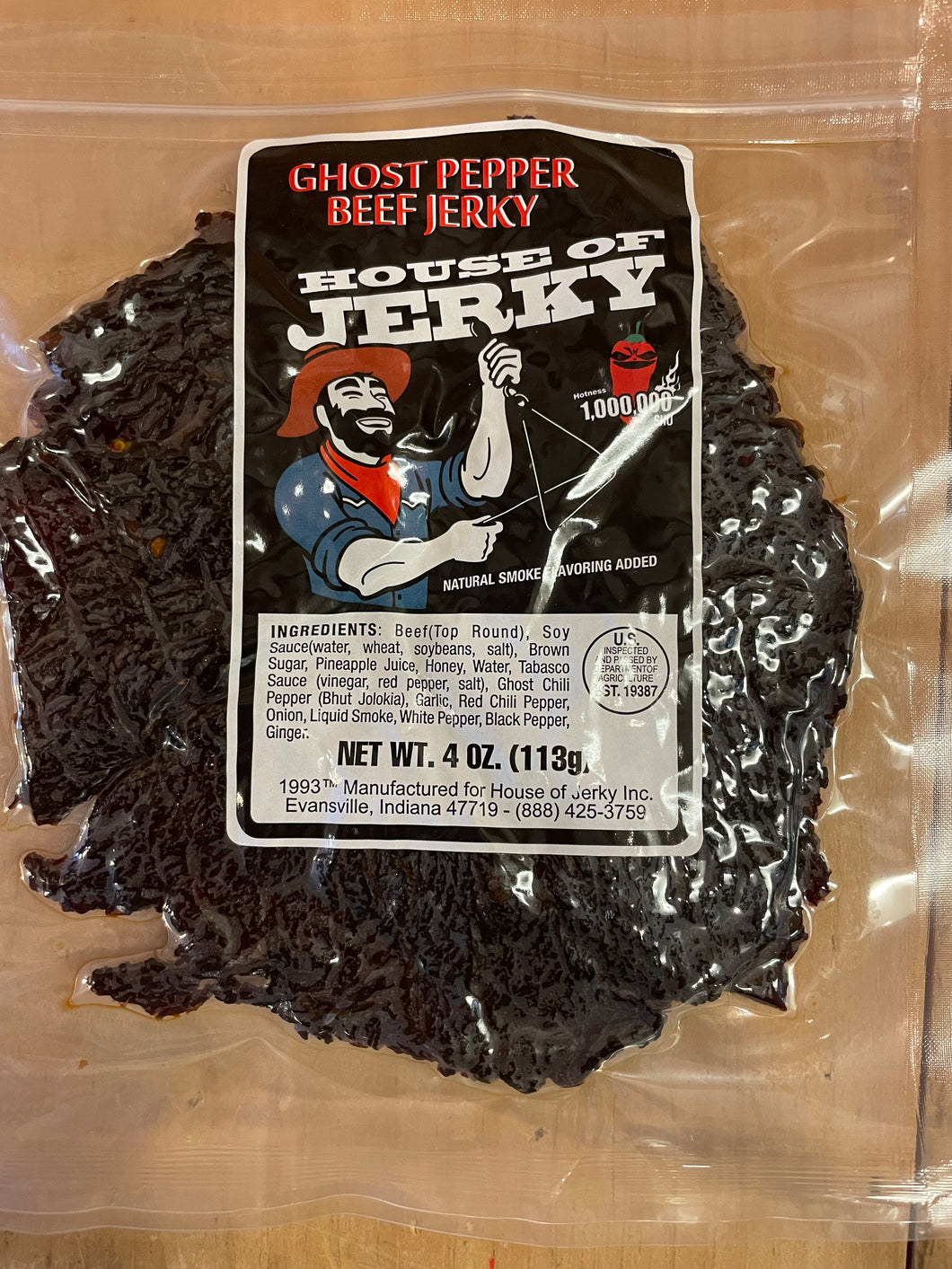 Beef Jerky - Ghost Pepper