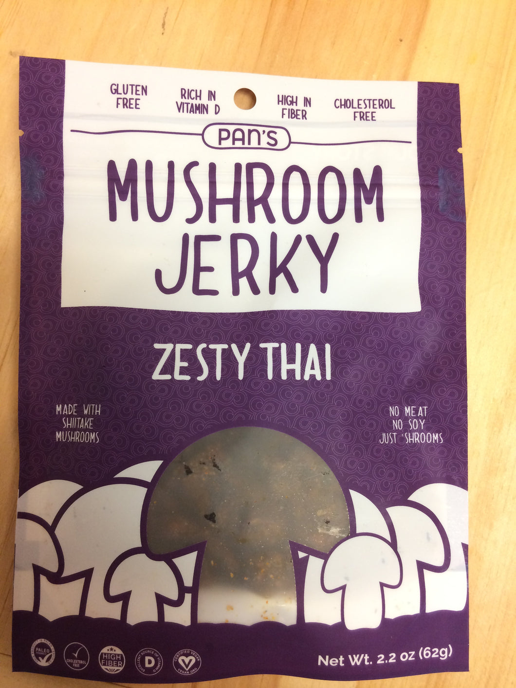 Vegan Jerky - Pan's Zesty Thai Mushroom